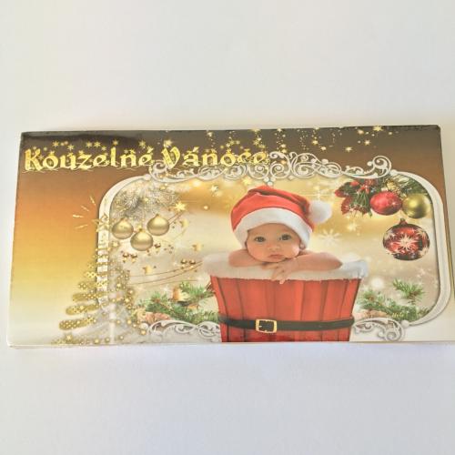 Čokoláda s nápisem 100g - Kouzelné Vánoce (Miminko)