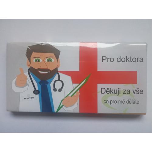 Čokoláda s nápisem 100g - Pro doktora