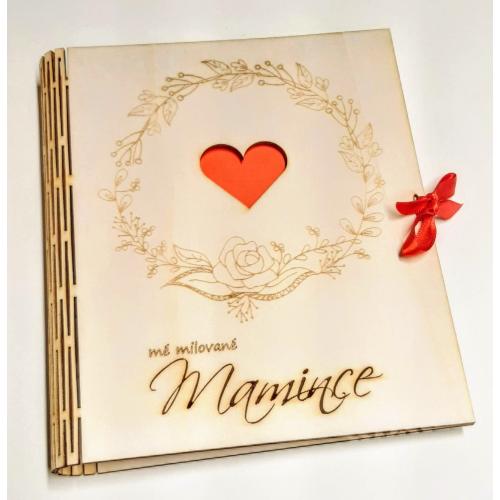 Zápisník A5 100ks listů 20x20cm - Mé milované mamince