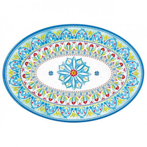 Melaminový servírovací tác oválný 50x35cm - R2445