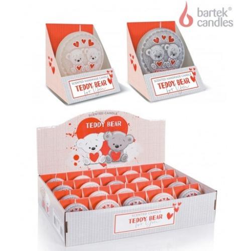 Svíčka Teddy Bear Disk 75mm