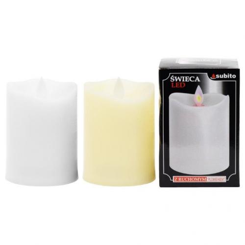 Svíčka Led s pohyblivým plamenem 10x7,5 cm - 609