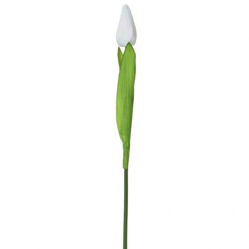 Tulipán bílý 45cm - 040