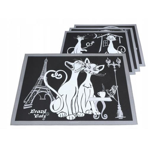 Plastové Prostírání S/4 39,5 x 29 cm Cats - 0851