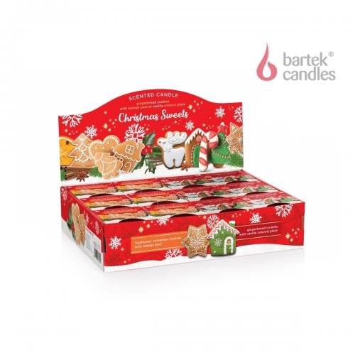 Svíčka v konickém skle 115g - Christmas Sweets