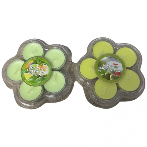 Svíčka čajová tea Light 5ks. 70g - Green Tea