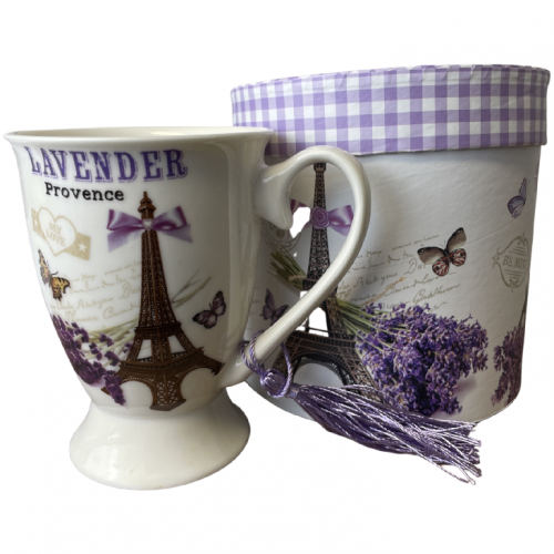 AA Porcelánový hrnek 300ml Lavender Provence v boxu - QF706