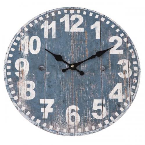Dřevěné nástěnné hodiny 34cm -HLC4087