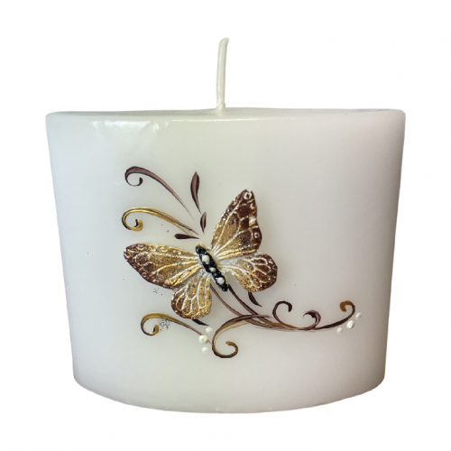 Svíčka elipsa 110x90 - Motýl hnědý