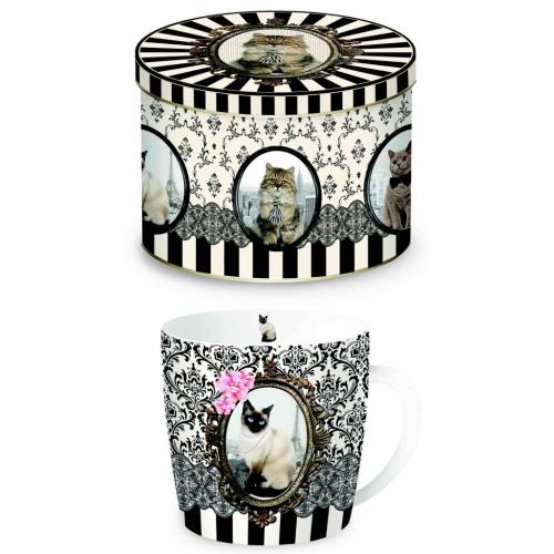 Porcelánový hrnek v boxu 350ml - R0217 CATC