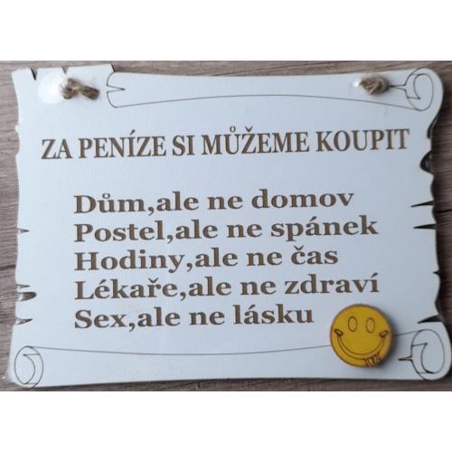 Dřevěný pergamen15x11 cm - za peníze si můžeš koupit