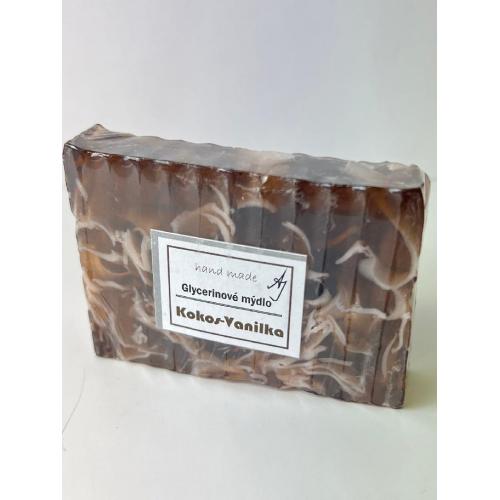 Glycerínové mýdlo 100g - Kokos Vanilka