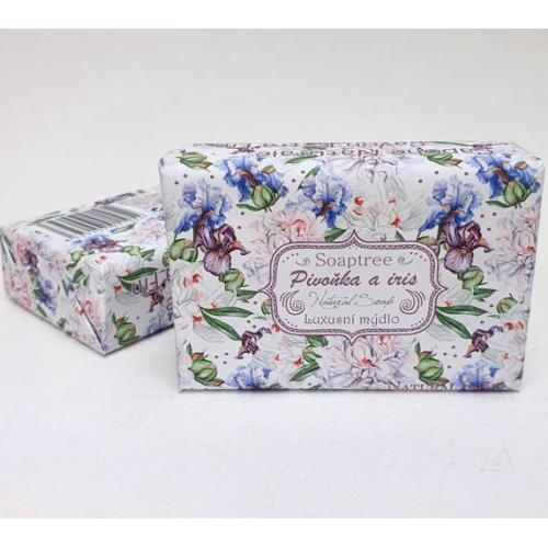 Přírodní mýdlo 200g - Pivonka a iris
