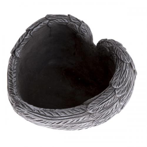 Betonový květináč srdce 17x17cm - ZH356