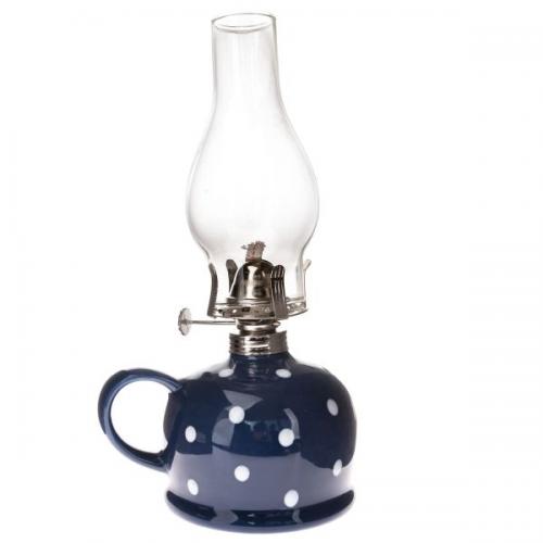 Petrolejová lampa modrá - KK173