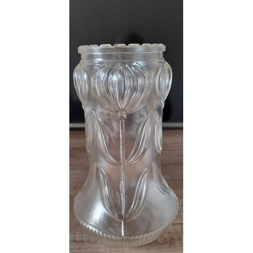 Skleněná váza 21x11cm - čirá