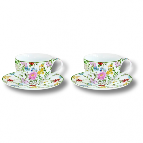 Porcelánová sada hrnků 110ml v boxu Garden Dreams - R0921-GADR