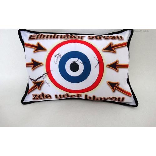 Látkový polštář 40x25cm - Eliminátor stresu