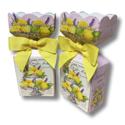 Mýdlo s mašlí 90g - Lemon Lavender