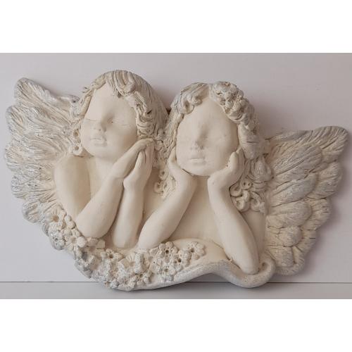 Anděl keramický na pověšení 21 x 12 cm - 251