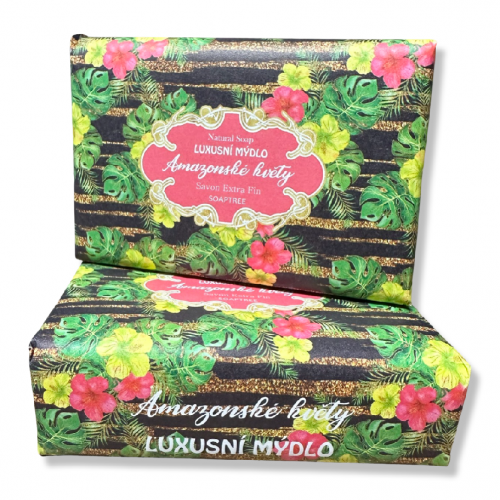 Luxsusní přírodní mýdlo 200g - Amazonské květy