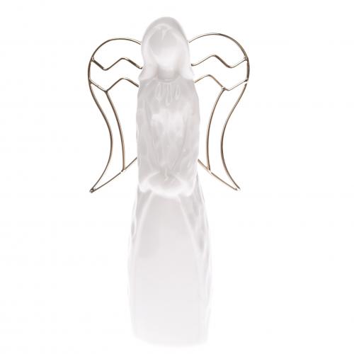 Porcelánový anděl svícen - 19cm - JON592