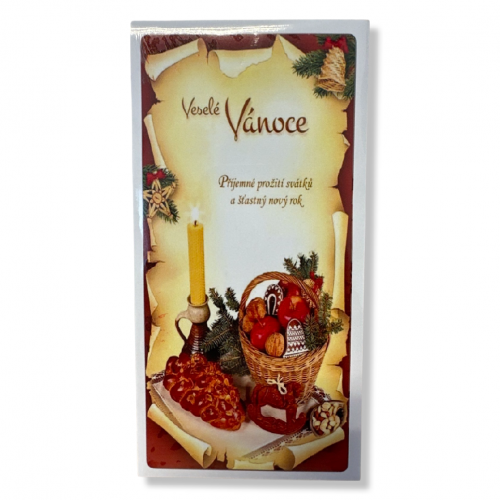 Čokoláda 100g - Veselé Vánoce košík