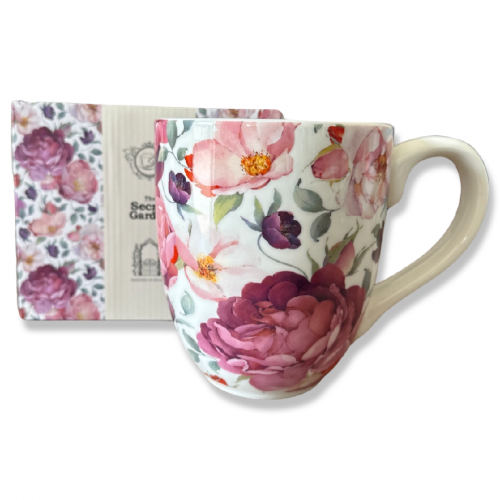 Hrnek maxi 1000ml v boxu - Spring Roses White