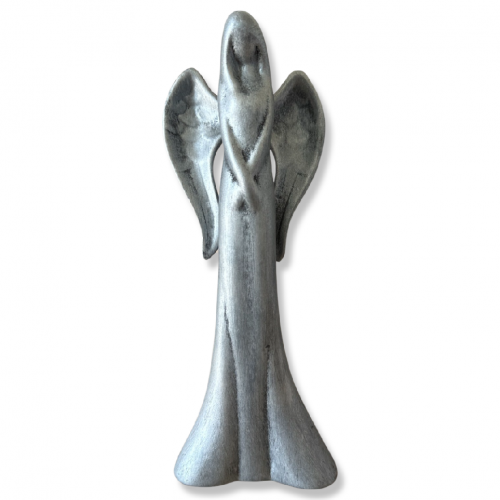 Anděl stříbrný 35cm