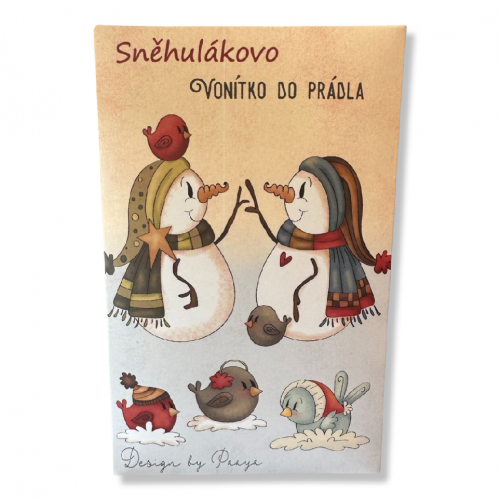 Vonítko Přírodní mýdlové do prádla 15g v krabičce - Sněhulákovo