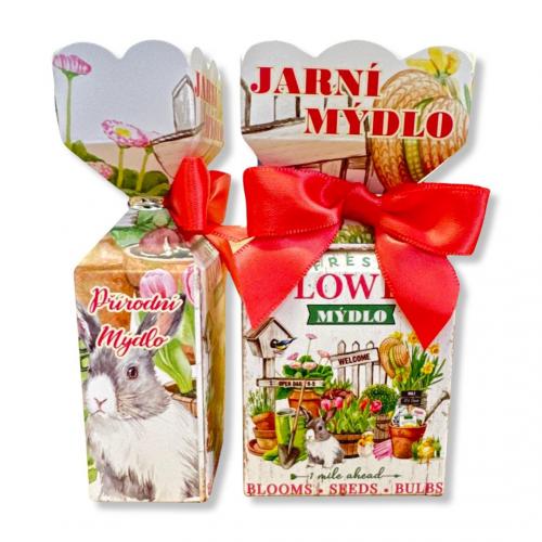 Mýdlo s mašlí 90g - Jarní Mýdlo