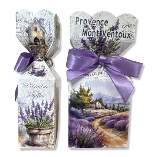 Mýdlo s mašlí 90g - Levandule Provence