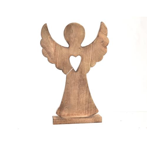 Anděl Mango se srdcem 37cm - x10554