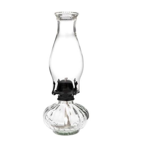 Skleněná petrolejová lampa 30cm - KA174