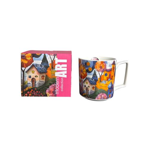 Porcelánový hrnek modern 450ml - Venkov