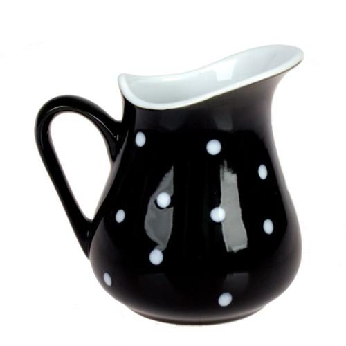 Džbán 500ml černý puntík