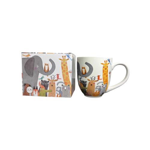 Hrnek maxi 1000ml v boxu - Zvířata