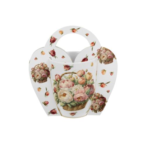 Porcelánový hrnek 350ml v taštičce - Peony