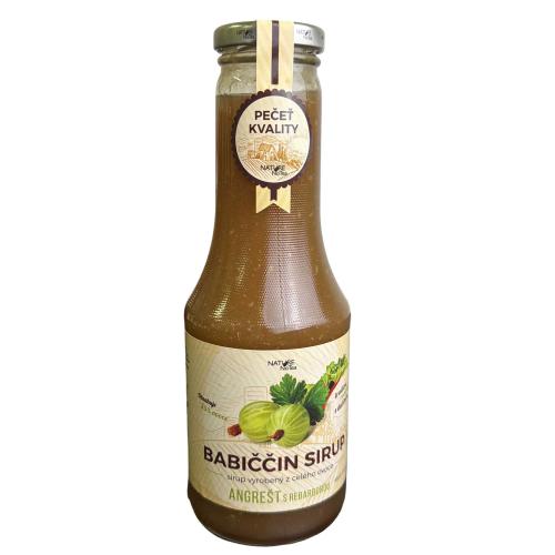 Babiččin ovocný sirup 500ml - Angrešt