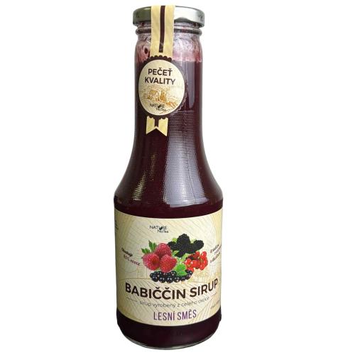Babiččin ovocný sirup 500ml - Lesní směs