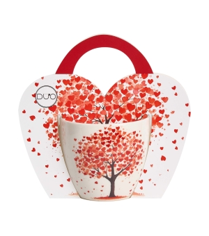 Hrnek 460ml v taštičce - Strom života srdce