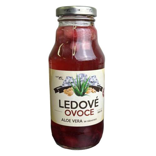 Ledové ovoce 330ml - Aloe vera se zázvorem