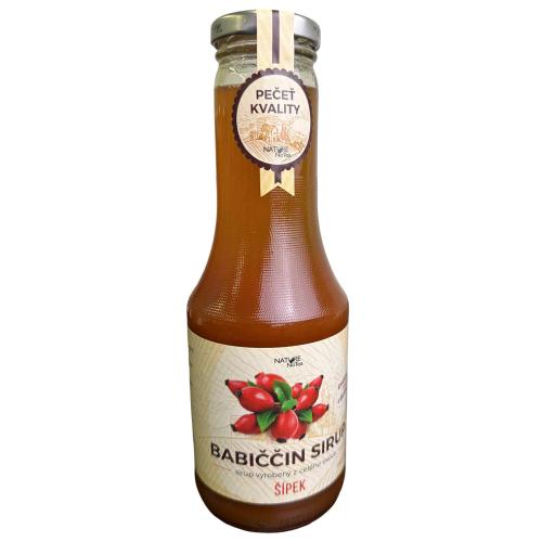 Babiččin ovocný sirup 500ml - Šípek