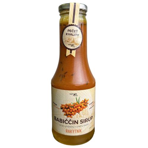 Babiččin ovocný sirup 500ml - Rakytník