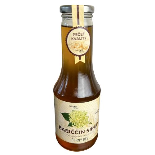 Babiččin ovocný sirup 500ml - Černý Bez