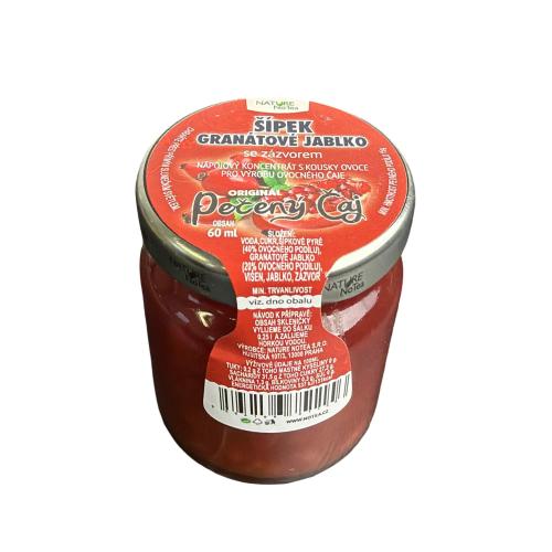 Pečený čaj 60ml - Šípek granátové jablko