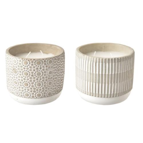 Svíčka citronela v betonu 12x12cm