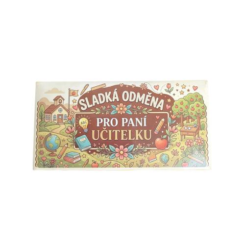 Čokoláda 100g - Sladká odměna pro paní učitelku