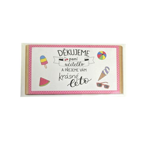 Čokoláda 100g - Učitelka krásné léto