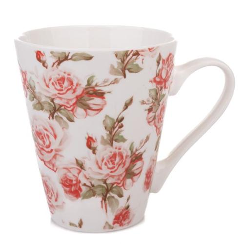 Porcelánový hrnek 310ml růže - KK5346